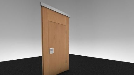 Türelement aus Holz für Mobile Trennwände, Dorring GmbH